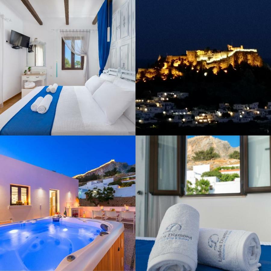 Lindos Diamond Exclusive Villa Exterior photo